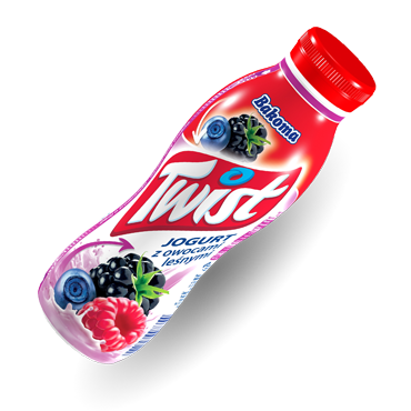 Twist Jogurt Owoce Leś. /but. 370G/