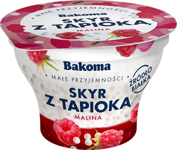 Skyr z tapioką MALINA 150G