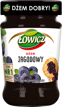 Dżem Łowicz 280g Jagodowy N/S