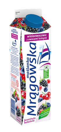 Maślanka mrągowska owocowa 1l