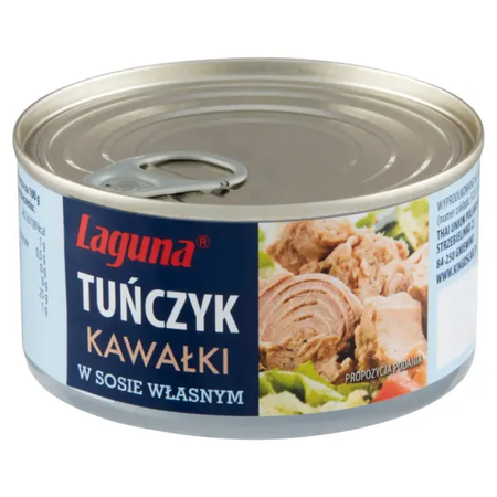 Tuńczyk w kawałkach w sosie własnym Laguna 170g