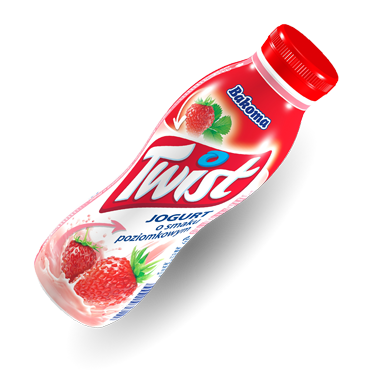 Twist Jogurt Poziomka /but. 370G/