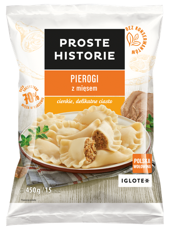 Pierogi z mięsem PROSTE HIST. 450g
