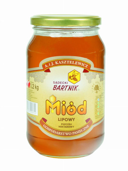 Miód lipowy Bartnik 1200g