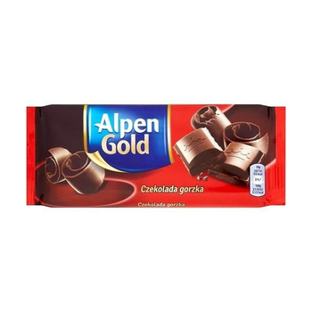 Alpen gold czek. 80g. gorzka