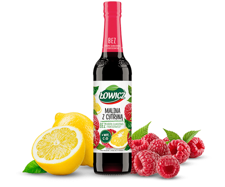 Syrop Malina Cytryna  Łowicz 400ml
