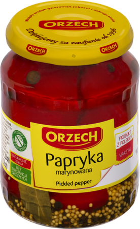 Papryka marynowana orzech 660g