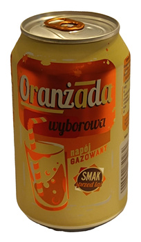 Oranżada wyborowa puszka 0,33l
