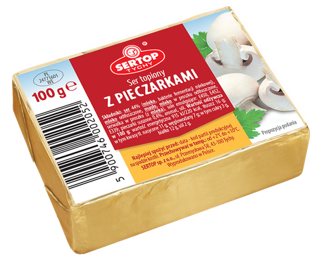 Ser Topiony Sertop z Pieczarkami 100g