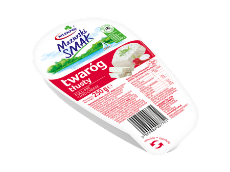 Twaróg mazurski tłusty Mlekpol 250g