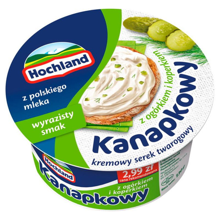 Serek kanapk. Ogórek HOCHL. 130g