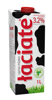 Mleko łaciate 3.2% 1l