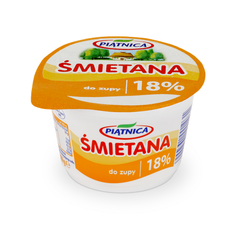 Śmietana Piątnica 18% 200g