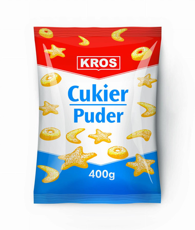 Cukier Puder Kros folia 400g