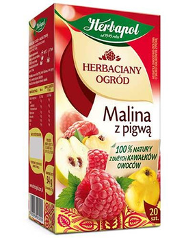 Herbata Herbapol og. malina-pigwa /20tor/