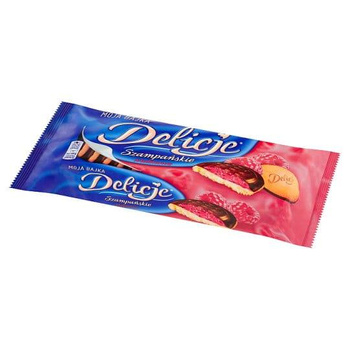 Delicje 147g malinowe