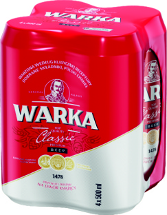 Warka Puszka 4*1 4Pak "WP" 0,50l