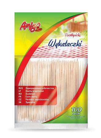 Wykałaczki Folia /100szt/ /131/