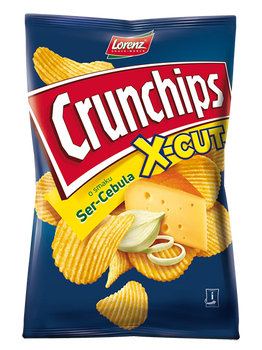 Crunchips X-Cut Ser-Cebula 140g