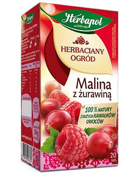 Herbata Herbapol og. malina z żurawiną /20tor/