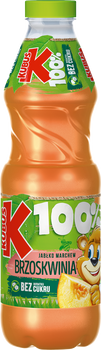 Kubuś 100% Brzoskwinia  Jabłko 0,85l