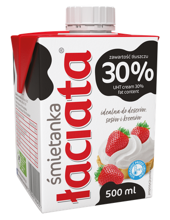 Śmietanka łaciata UHT 30% 0.5l