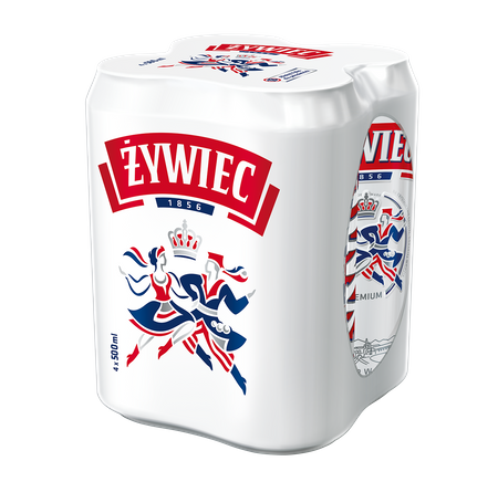 Żywiec puszka 4pak 0,50l