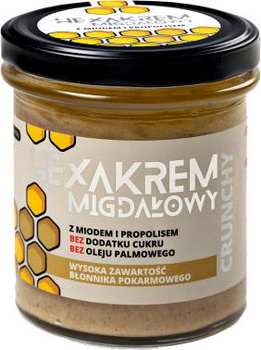 Krem Migdał Miód Propolis 320g Łysoń