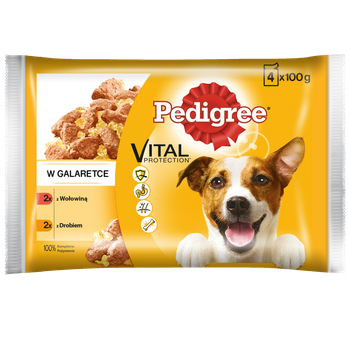 Pedigree Sasz. Woł. Drób /4*100g/
