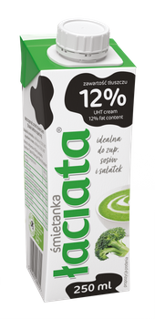 Śmietanka łaciata UHT 12% nowa 0.25l