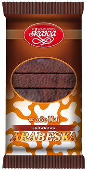 Wafelki 190g arabeski krówk. skawa