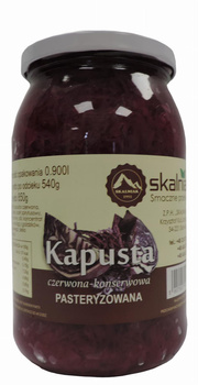 Kapusta Czerwona Konserwowa 0,9l