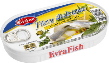 FIlety Śledziowe w oleju 170g