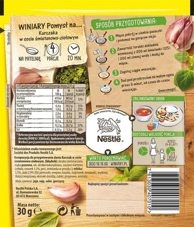 Pomysł na Kurczak w/S. Śmiet-Zioł. 30g