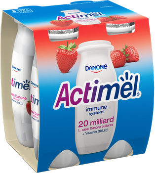 Actimel Truskawkowy 4*100g