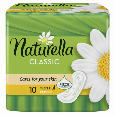 Naturella Normal Podp. B/Skrz. /10/