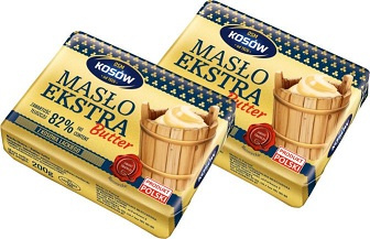 Masło Extra Kosów Laski 82%/200g/