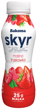 Skyr Pitny Malina Truskawka 300G