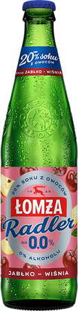 Łomża 0% Jabłko Wiśnia /but bzw./ /0,5l/