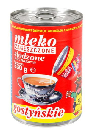 Mleko Zag. Słodz. puszka 530g