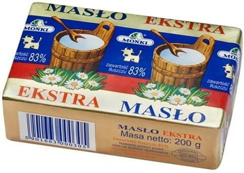 Masło extra 83% Mońki 200g