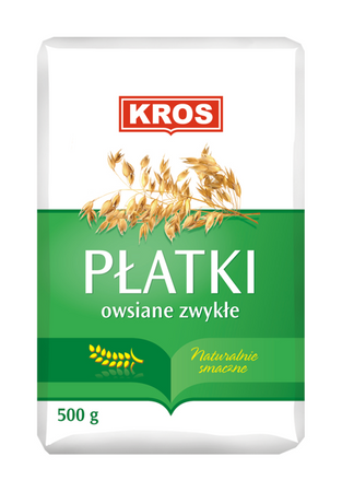 Płatki Owsiane Zwykłe Kros 500g