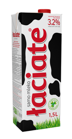 Mleko łaciate 3.2% 1.5l