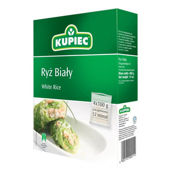 Ryż Biały Długoziarn. 4*100g