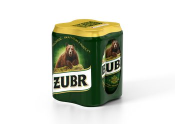 Żubr puszka 4PAK 4*1  0.50l