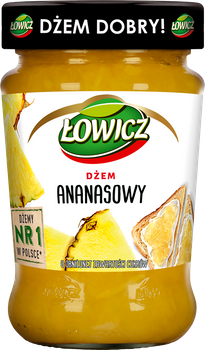 Dżem Łowicz 280g Ananasowy N/S