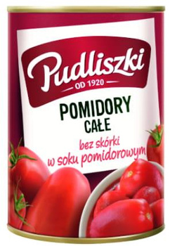 Pomidory całe w soku pomidorowym 400g