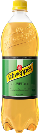 SCHWEPPES GINGER ALE 0.85L