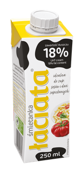 Śmietanka łaciata UHT 18% nowa 0.25l
