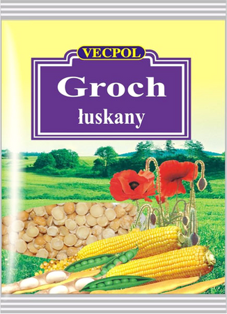 Groch łuskany połówki 400g